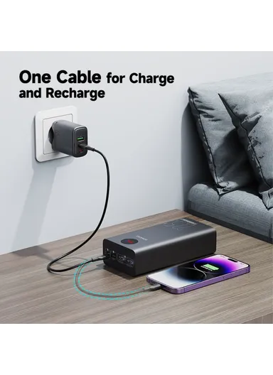 40000mAh 22.5W Fast Charging Power Bank Portable Phone Charger Laptop USB-C External Battery PEA40 (L16 x W7 x H6)cm
