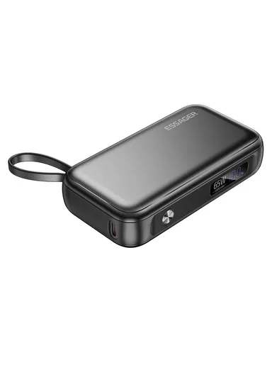 15000mAh 65W Digital Display Power Bank Mobile Phone Portable Charger (L12 x W6 x H3)cm