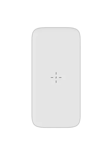 15W Wireless Charger 10000mAh Power Bank PD 20W / QC 22.5W Portable Charger Cell Phone External Battery Pack With Indicator Lights C1016W (L14 x W7 x H2)cm - White