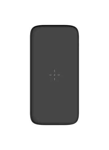 15W Wireless Charger 10000mAh Power Bank PD 20W / QC 22.5W Portable Charger Cell Phone External Battery Pack With Indicator Lights C1016W (L14 x W7 x H2)cm - Black