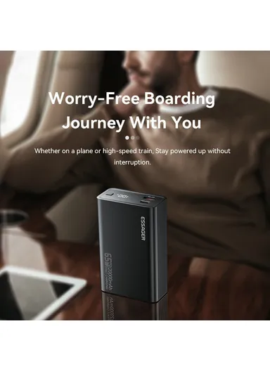 20000mAh 65W Power Bank Portable Charger With Digital Display Screen For Travel, Outdoor Activities