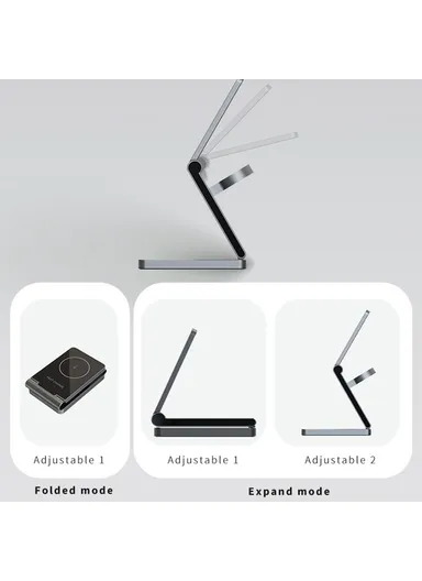 YT10 3-in-1 Foldable Phone Watch Earphone Aluminum Alloy 15W Magnetic Wireless Charger