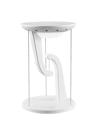 15W Mobile Phone Wireless Charger Suspended Anti-gravity Desk Lamp Atmosphere Night Light - White