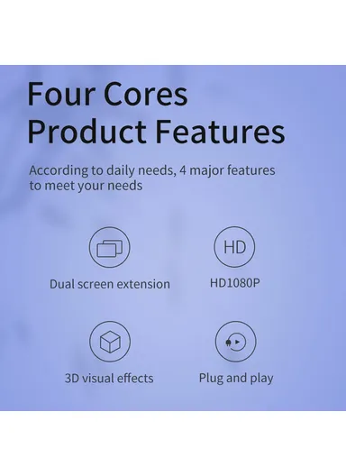 1920x1080P 60Hz DVI to VGA Male to Female Adapter Cable for Projectors Monitors AD013
