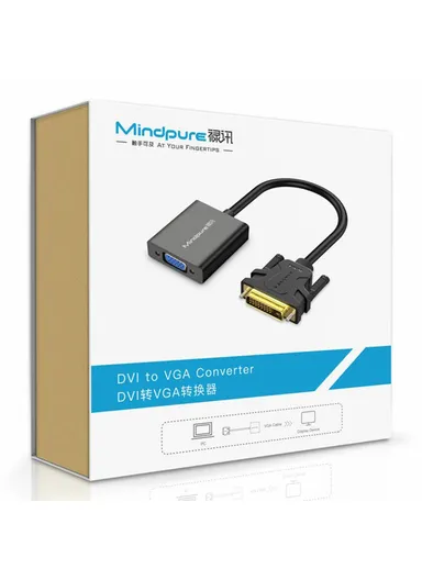 1920x1080P 60Hz DVI to VGA Male to Female Adapter Cable for Projectors Monitors AD013