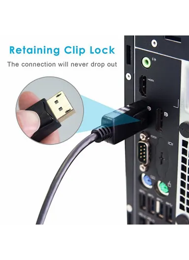 DP to HD Video Cable DP Male to HD Female 4Kx2K Converter Cord for Computer AD004