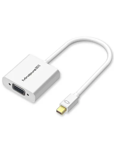 1080P / 60Hz Mini DP Male to VGA Female Adapter Cable for MacBook PC AD006