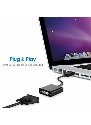 1080P / 60Hz Mini DP Male to VGA Female Adapter Cable for MacBook PC AD006