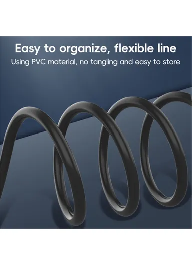 1m USB 3.0 Male to Male Mobile Hard Drive Box Data Cable Laptop Radiator Extension Cord - Black