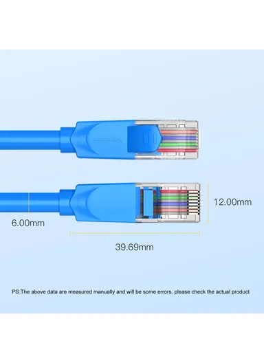 2m Cat6 Network Cable Oxygen-Free Copper Core Gigabit Ethernet RJ45 Connector Cord NW002