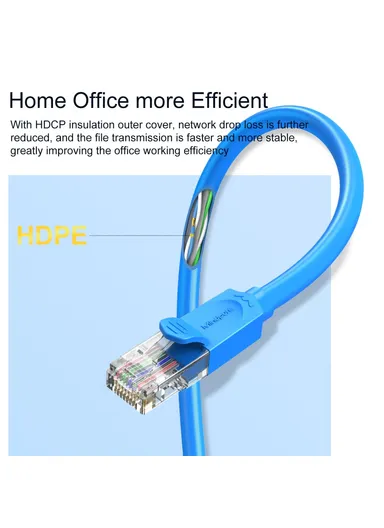 2m Cat6 Network Cable Oxygen-Free Copper Core Gigabit Ethernet RJ45 Connector Cord NW002