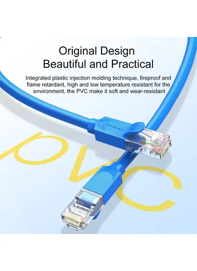 2m Cat6 Network Cable Oxygen-Free Copper Core Gigabit Ethernet RJ45 Connector Cord NW002