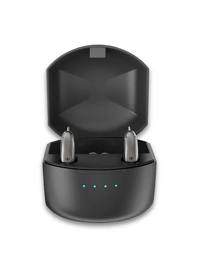 Pair RIC Digital Hearing Aid Noise Reduction Bluetooth Sound Amplifier for Deaf Elderly R03L1 