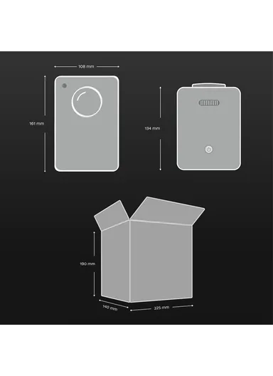 Mirroring Compatibility Wireless 1080P Portable Smart Business Vertical Projector D110 - EU Plug