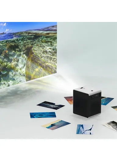 Mirroring Compatibility Wireless 1080P Portable Smart Business Vertical Projector D110 - EU Plug