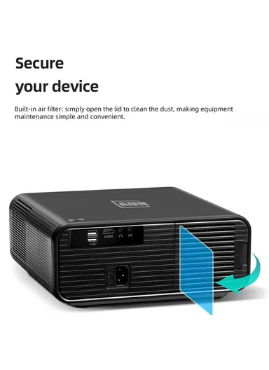 1080P 4K Projector Android 11 2+16GB Projector 3D LED Home Theater Support Zoom EU Plug U001 