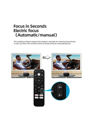 1080P 4K Projector Android 11 2+16GB Projector 3D LED Home Theater Support Zoom EU Plug U001 