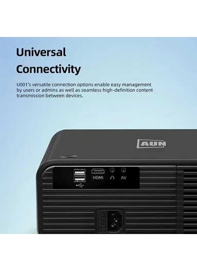 1080P 4K Projector Android 11 2+16GB Projector 3D LED Home Theater Support Zoom EU Plug U001 