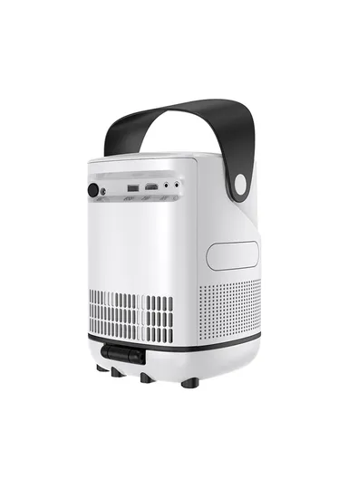 51W 100-240V 1+32G Portable Folding Bracket Home Projector Android WiFi HD Video Projecting Device TZ-2 (L17 x W14 x D20.5)cm - EU Plug