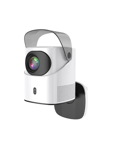 51W 100-240V 1+32G Portable Folding Bracket Home Projector Android WiFi HD Video Projecting Device TZ-2 (L17 x W14 x D20.5)cm - EU Plug