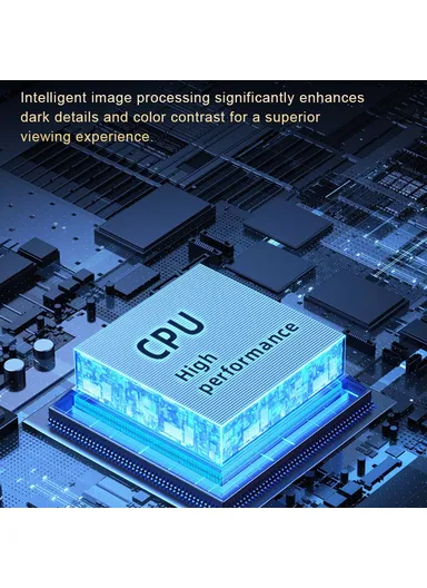 47W 100-240V 1+8G Hidden Retractable Bracket 4K HD Video Smart Projector WiFi Bluetooth Home Theater Device TS-3 (L21.5 x W12 x D12)cm - EU Plug