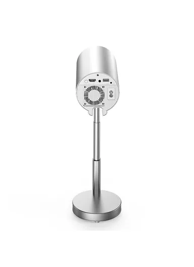 47W 100-240V 1+8G Hidden Retractable Bracket 4K HD Video Smart Projector WiFi Bluetooth Home Theater Device TS-3 (L21.5 x W12 x D12)cm - EU Plug