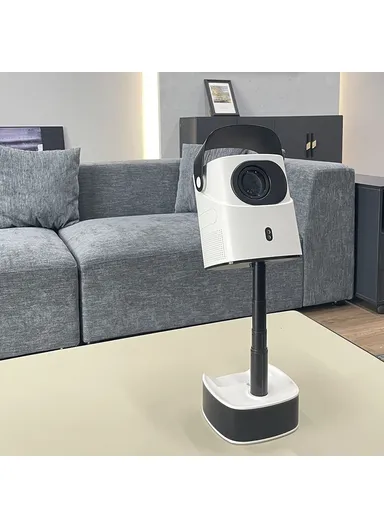 51W 100-240V 1+32G Hidden Retractable Bracket 4K HD Video Projector Android WiFi Portable Home Theater Device TS-2 (L15.5 x W14 x D22.5)cm - EU Plug