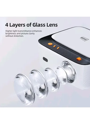 320 ANSI Portable Home Cinema WIFI Android Video Projector 4K 1080P Movie Decode 3D Mini Smart Theater Z5S - EU PLUG