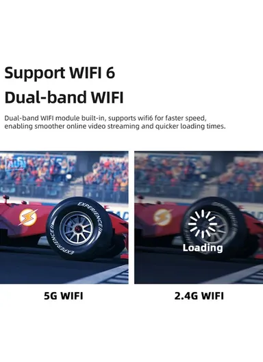 320 ANSI Portable Home Cinema WIFI Android Video Projector 4K 1080P Movie Decode 3D Mini Smart Theater Z5S - EU PLUG