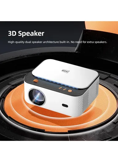 320 ANSI Portable Home Cinema WIFI Android Video Projector 4K 1080P Movie Decode 3D Mini Smart Theater Z5S - EU PLUG