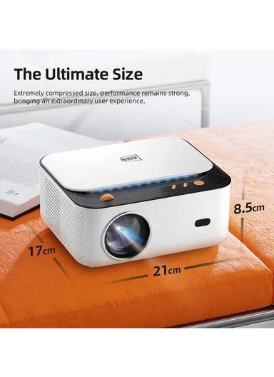 320 ANSI Portable Home Cinema WIFI Android Video Projector 4K 1080P Movie Decode 3D Mini Smart Theater Z5S - EU PLUG