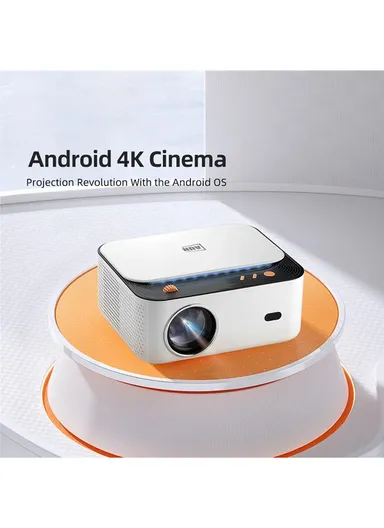 320 ANSI Portable Home Cinema WIFI Android Video Projector 4K 1080P Movie Decode 3D Mini Smart Theater Z5S - EU PLUG