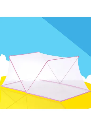 L190 x W160 x D80cm Folding Bed Mosquito Net Cover Easy To Install 190x160x80cm - Blue