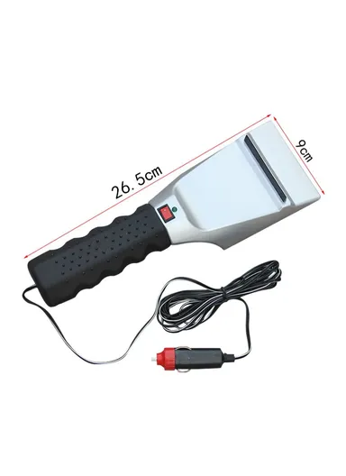 12V Electric Heated Car Snow Removal Shovel Plastic + Metal Winter Car Window Snow Removal Scraper