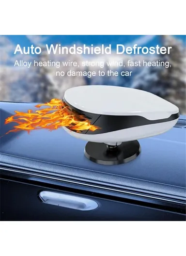 Cigarette Lighter 12V Car Heater 120W Fast Heating Warmer Defroster 360-Degree Adjustable Defogger