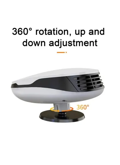 Cigarette Lighter 12V Car Heater 120W Fast Heating Warmer Defroster 360-Degree Adjustable Defogger