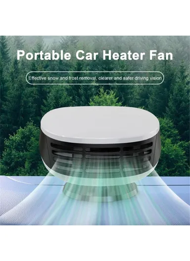 Cigarette Lighter 12V Car Heater 120W Fast Heating Warmer Defroster 360-Degree Adjustable Defogger