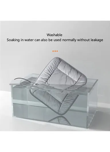 ANJUNY 4 Levels Heating Car Seat Cushion Cover USB Charging Winter Seat Heater Warmer