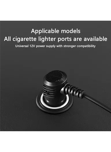 24W 12V Winter Car Electric Heated Seat Cushion with Backrest Plush Chair Heating Pad - Black / Passenger Side