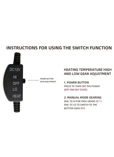 26W 12V Rear Seat Cushion Car Heated Protective Mat Pad Imitation Cashmere Back Seat Cover - Brown