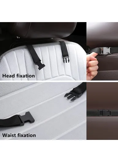26W 12V Heated Car Seat Covers Winter Heating Car Seat Warmer Pad with Backrest G-4S - Coffee