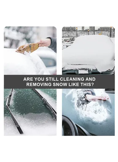 PE Aluminum-Coating Film Magnetic Ice Snow Car Windshield Cover Shield Frost Guard for Winter, Size: M