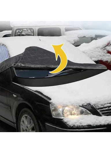 PE Aluminum-Coating Film Magnetic Ice Snow Car Windshield Cover Shield Frost Guard for Winter, Size: M