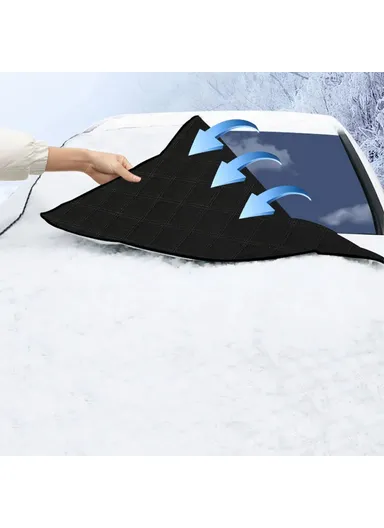 Car Snow Sun Shield Winter Aluminum Foil Car Front Windshield Thicken Lengthen Protection Cover