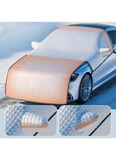 Car Snow Sun Shield Winter Aluminum Foil Car Front Windshield Thicken Lengthen Protection Cover