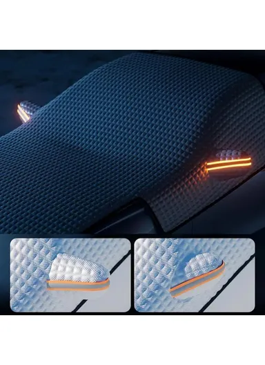 Car Snow Sun Shield Winter Aluminum Foil Car Front Windshield Thicken Lengthen Protection Cover