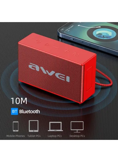 800mAh Bluetooth Speaker TWS Pairing Music Player Subwoofer for Cell Phones, Computers Y665 