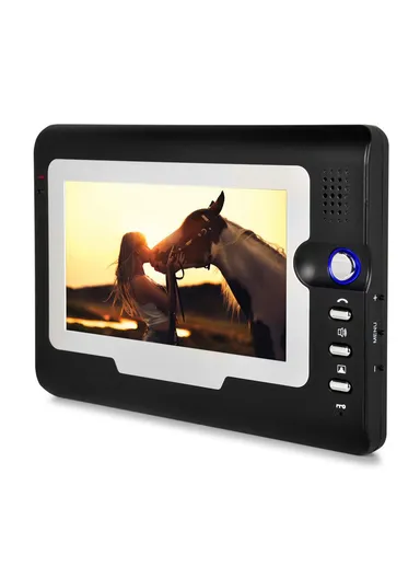 810FC11 7-inch Video Viewer Door Bell Night Vision Camera Home Security Smart Doorbell, EU Plug