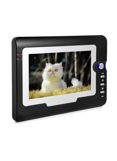 810FC11 7-inch Video Viewer Door Bell Night Vision Camera Home Security Smart Doorbell, EU Plug