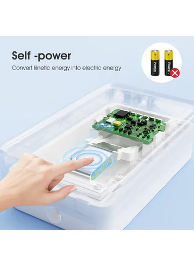 Smart Wireless Doorbell 4-Gear Volume Waterproof Home Door Bell, 2 Receiver + 2 Buttons (CE is applying) - White